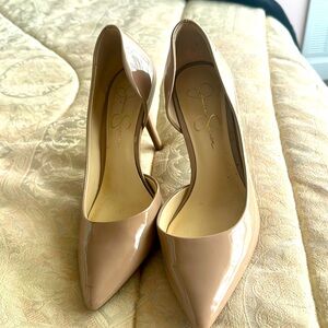 Jessica Simpson tan colour shoes